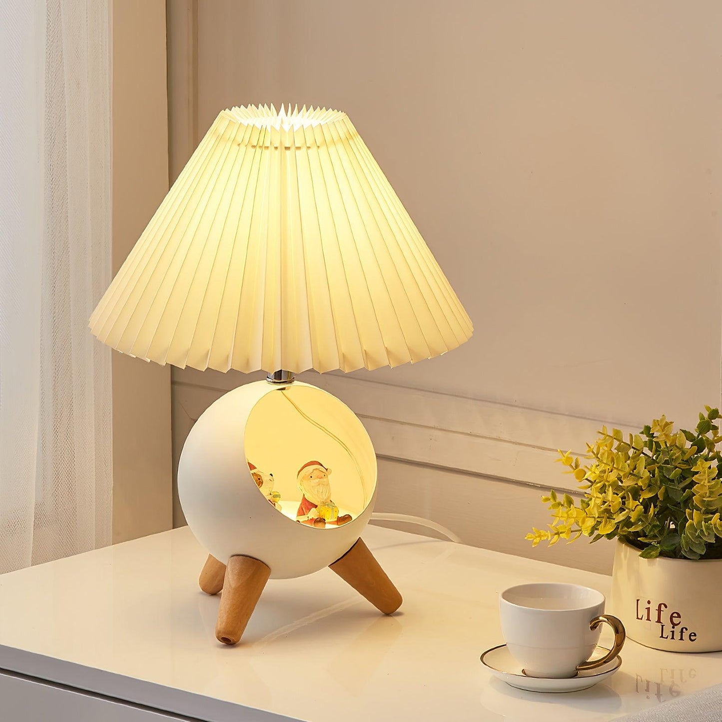 Wood Small Task lamp Table Lamp