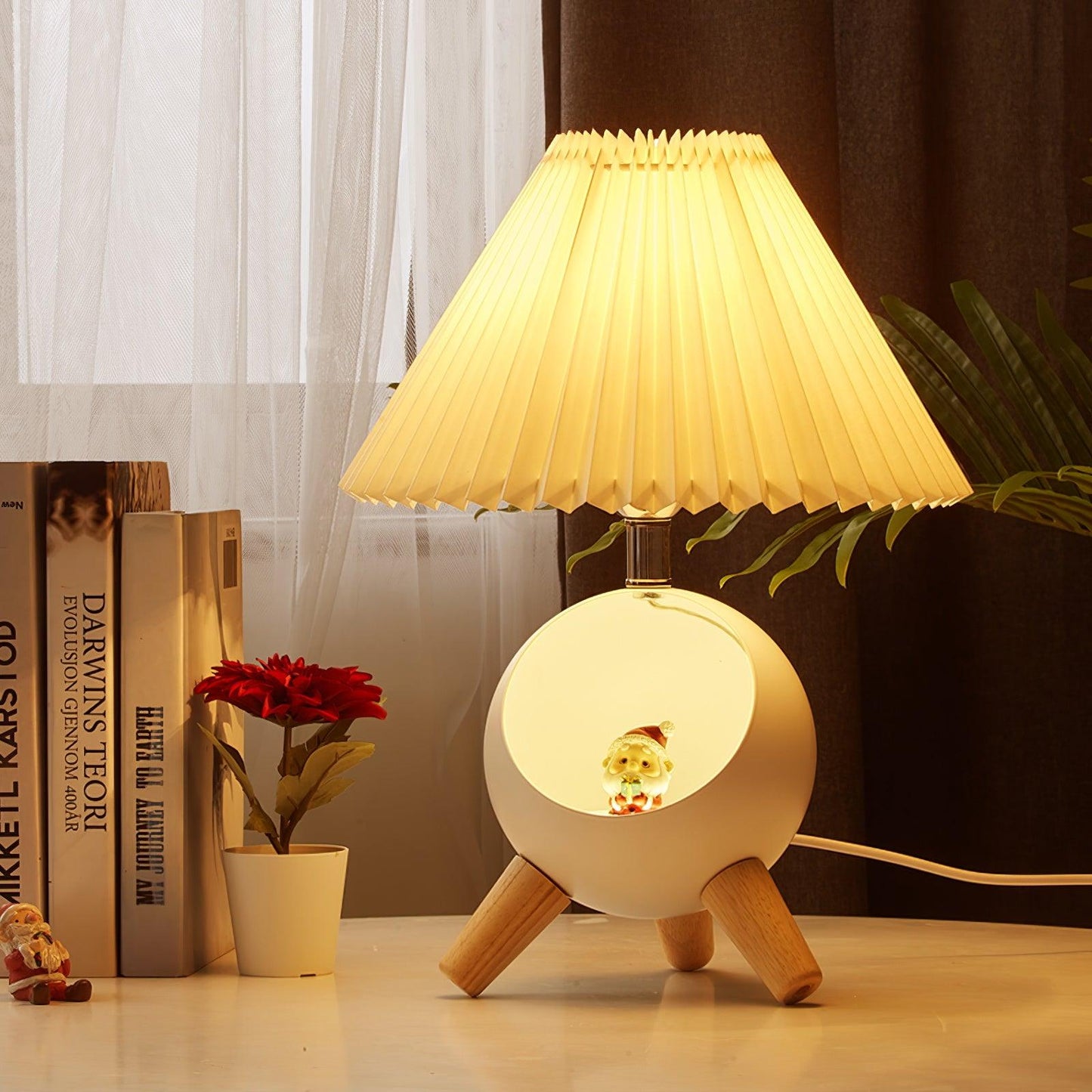 Wood Small Task lamp Table Lamp