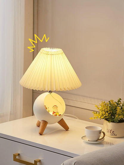 Wood Small Task lamp Table Lamp