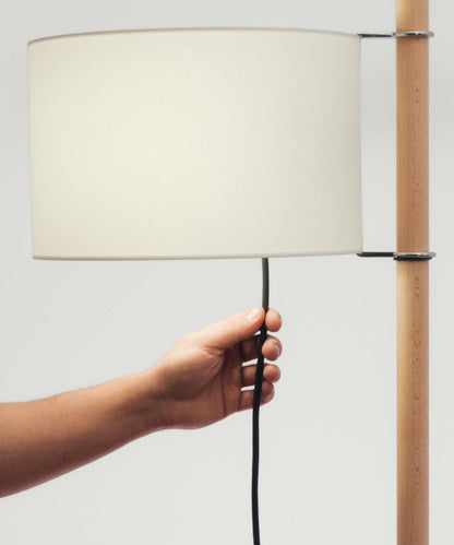 Wood Tmm Floor Lamp