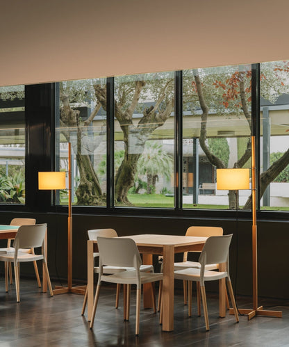 Wood Tmm Floor Lamp
