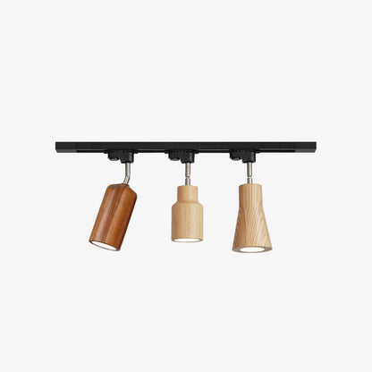 Wood Track Overhead light Ceiling Lamp