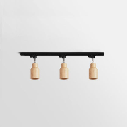 Wood Track Overhead light Ceiling Lamp