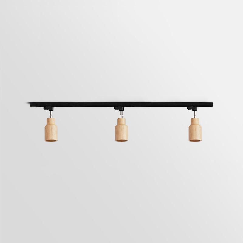 Wood Track Overhead light Ceiling Lamp