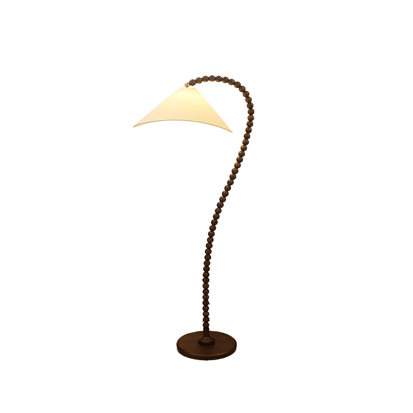 Wooden Bead Floor-mounted Lamp Floor Lamp