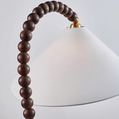 Wooden Bead Floor-mounted Lamp Floor Lamp