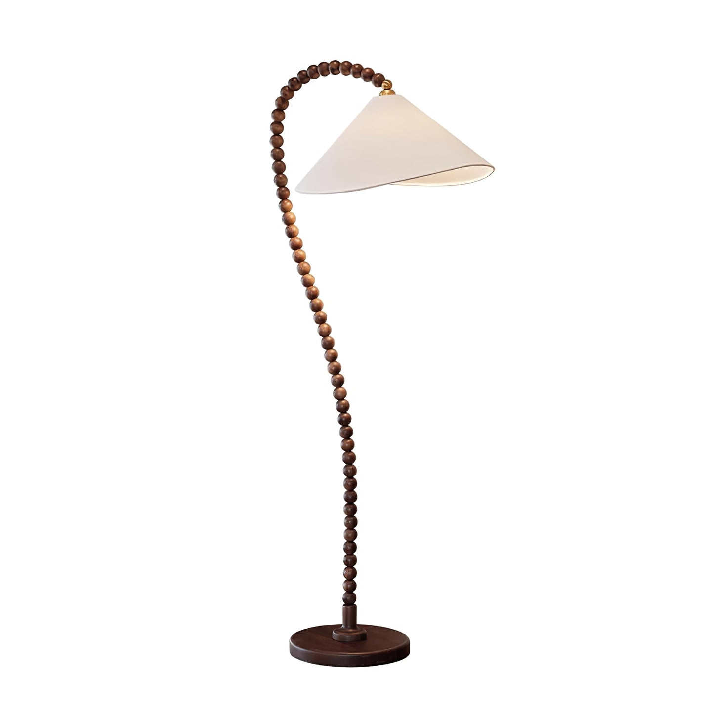 Wooden Bead Floor-mounted Lamp Floor Lamp