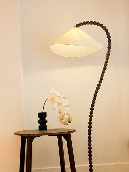 Wooden Bead Floor-mounted Lamp Floor Lamp