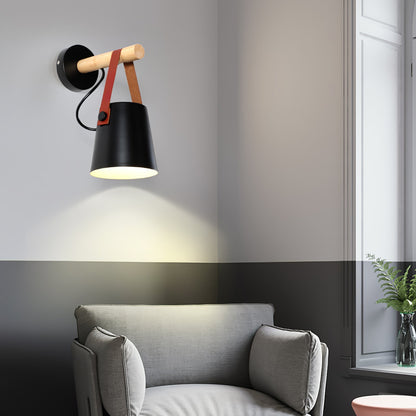 Wooden Conical Wall-mounted light Wall Light