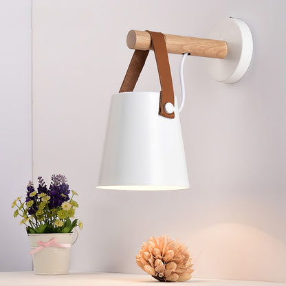 Wooden Conical Wall-mounted light Wall Light