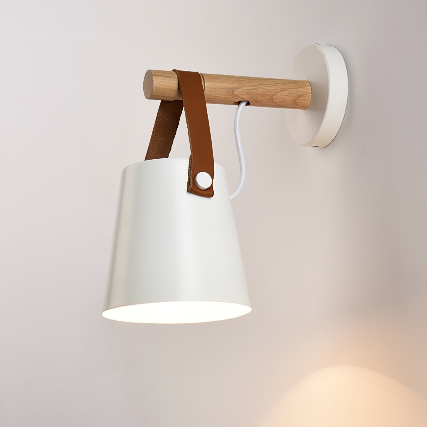 Wooden Conical Wall-mounted light Wall Light