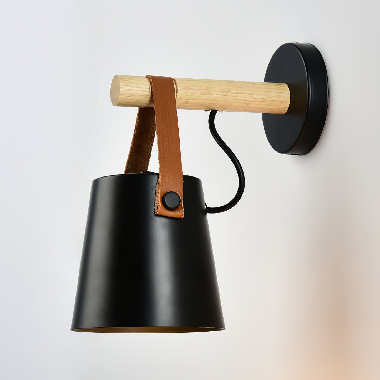 Wooden Conical Wall-mounted light Wall Light