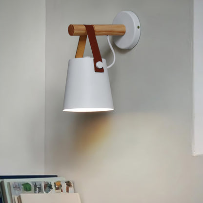 Wooden Conical Wall-mounted light Wall Light