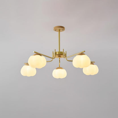 Plastic Cotton Balls Gasolier Chandelier