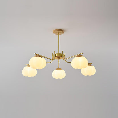 Plastic Cotton Balls Gasolier Chandelier