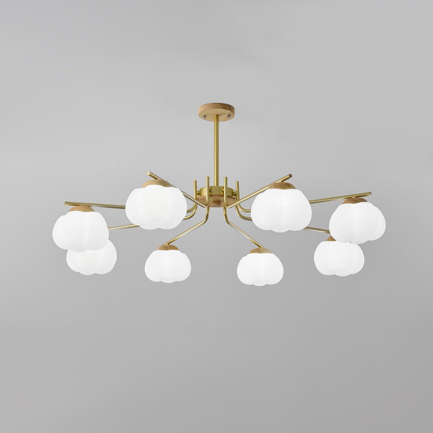 Plastic Cotton Balls Gasolier Chandelier