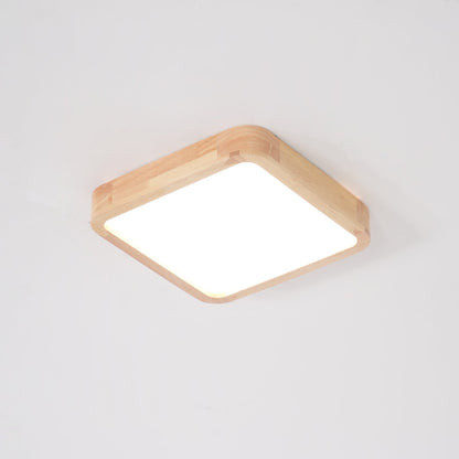 Wooden Geometric Ceiling-mounted light Ceiling Light