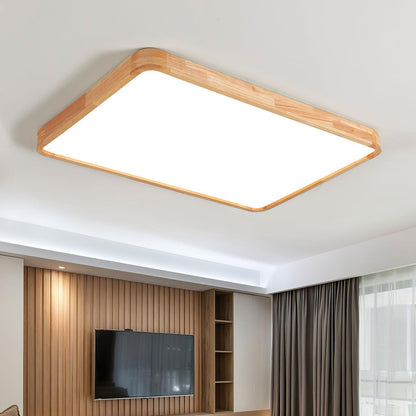 Wooden Geometric Ceiling-mounted light Ceiling Light