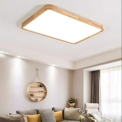 Wooden Geometric Ceiling-mounted light Ceiling Light