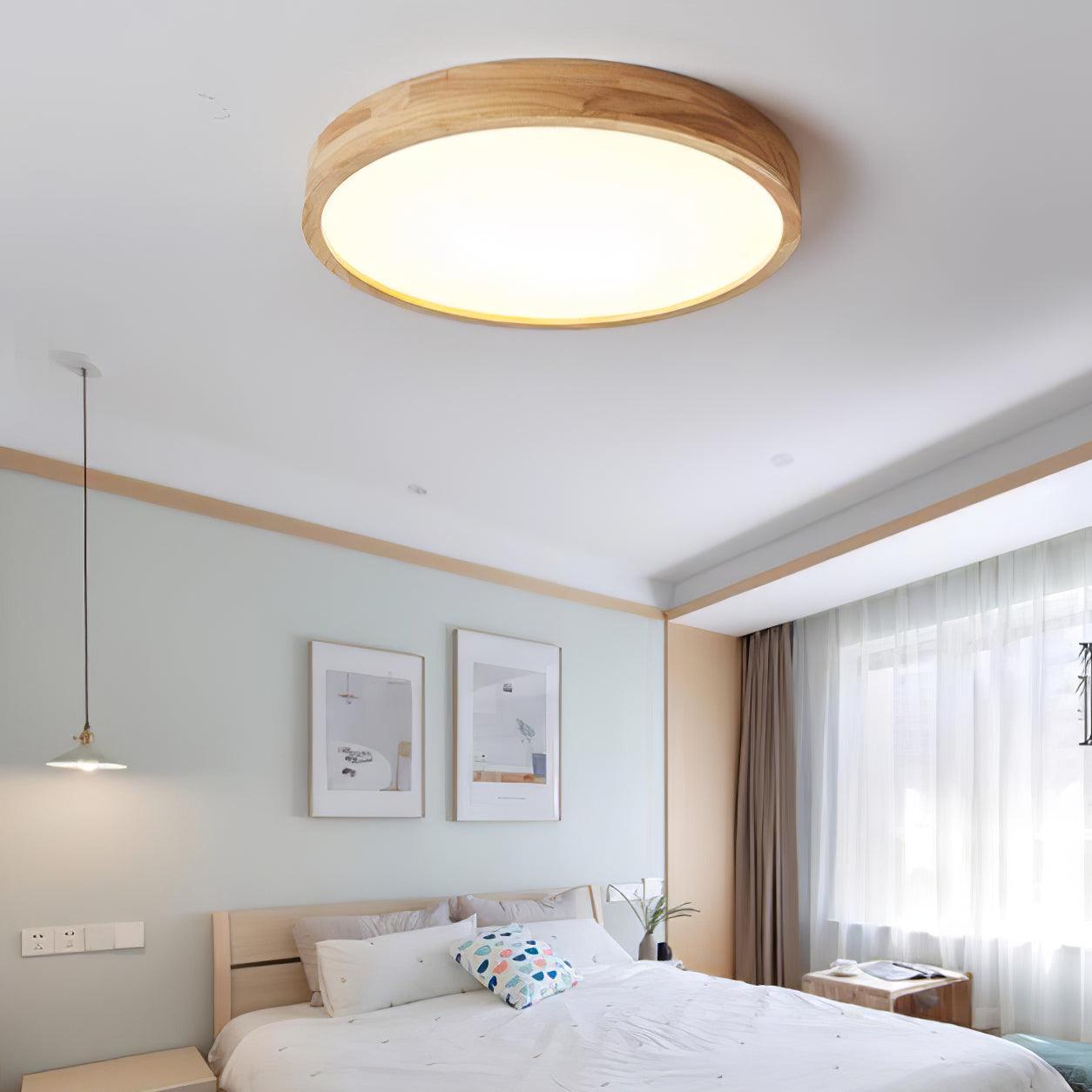 Wooden Geometric Ceiling-mounted light Ceiling Light