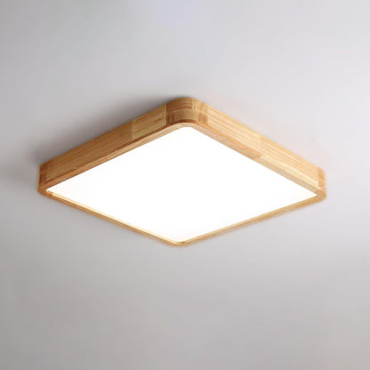 Wooden Geometric Ceiling-mounted light Ceiling Light