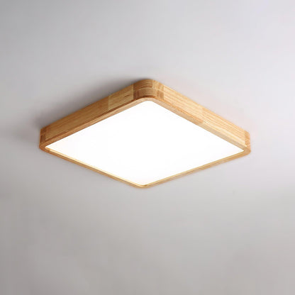 Wooden Geometric Ceiling-mounted light Ceiling Light