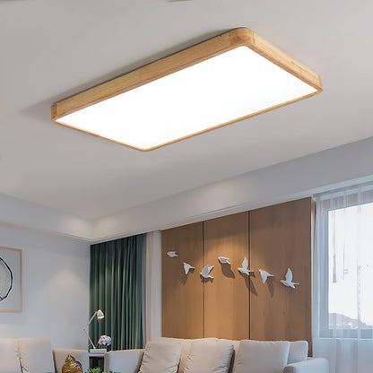 Wooden Geometric Ceiling-mounted light Ceiling Light