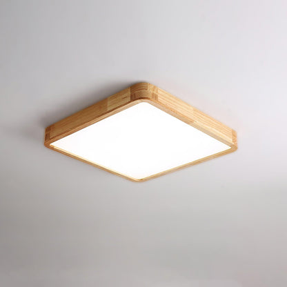 Wooden Geometric Ceiling-mounted light Ceiling Light