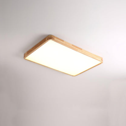 Wooden Geometric Ceiling-mounted light Ceiling Light