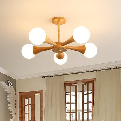 Wooden Nera Ceiling fixture Chandelier