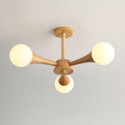 Wooden Nera Ceiling fixture Chandelier