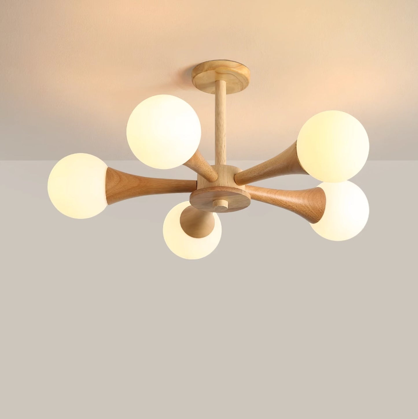 Wooden Nera Ceiling fixture Chandelier