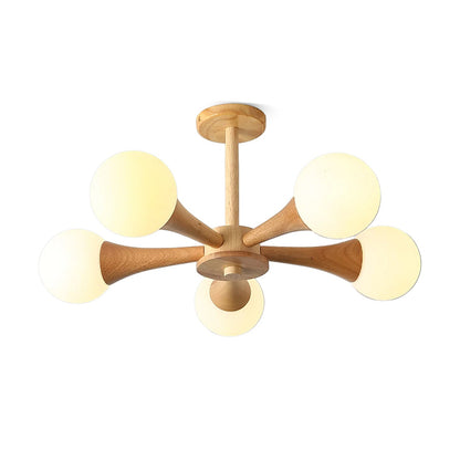 Wooden Nera Ceiling fixture Chandelier