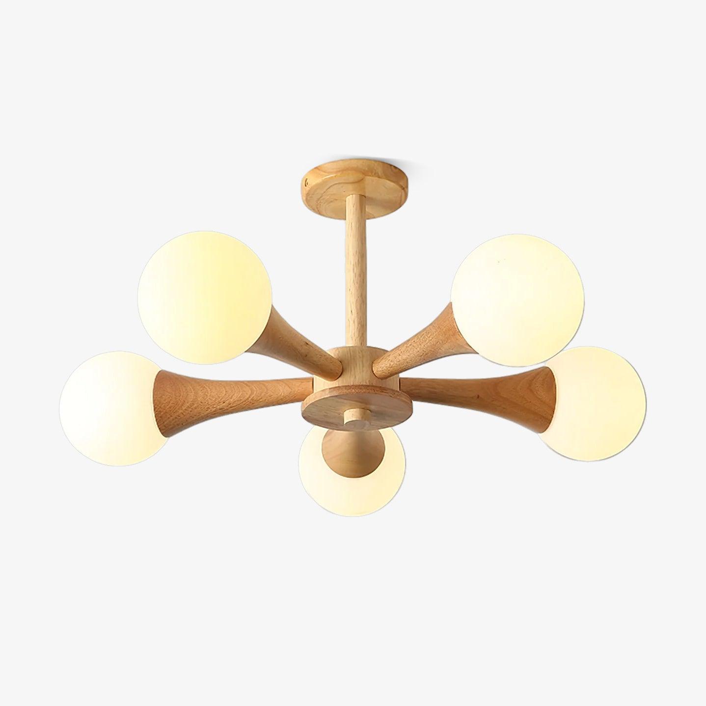 Wooden Nera Ceiling fixture Chandelier