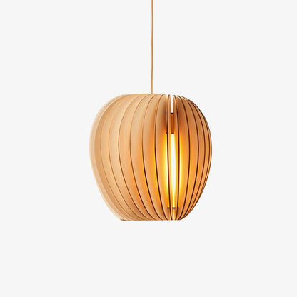 Wooden Orb Houselight Pendant Lamp