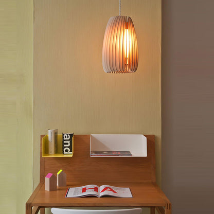 Wooden Orb Houselight Pendant Lamp