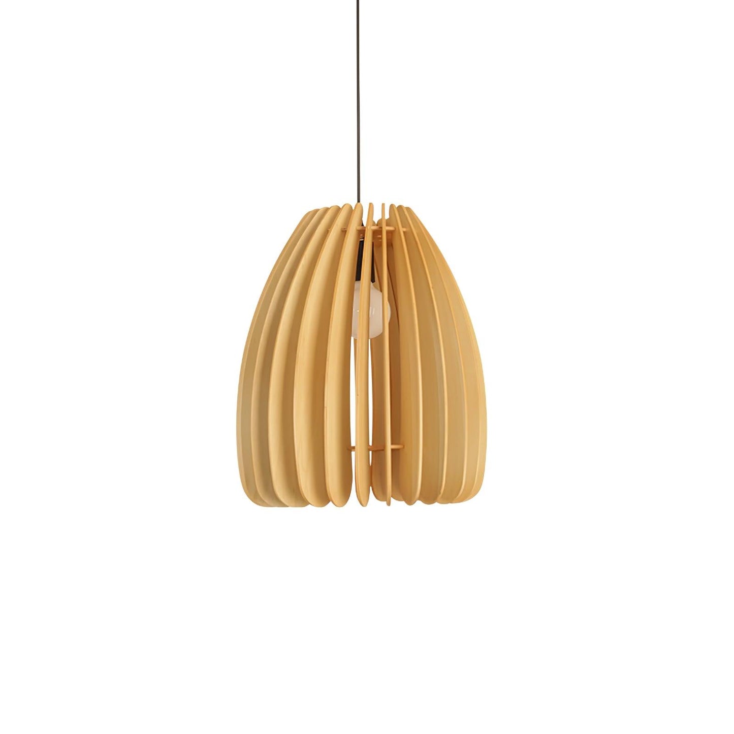 Wooden Orb Houselight Pendant Lamp