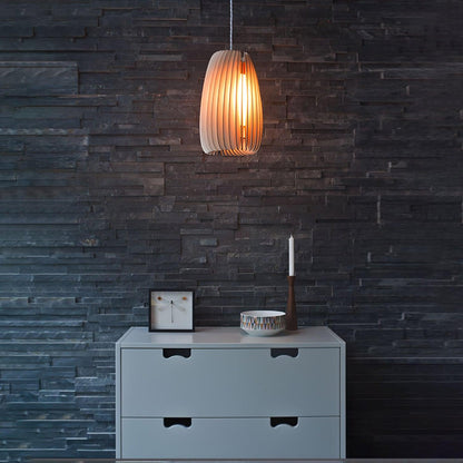 Wooden Orb Houselight Pendant Lamp