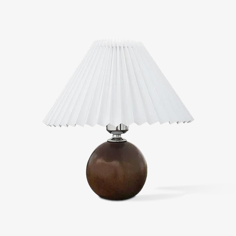 Wooden Pleated Desk lamp Table Lamp