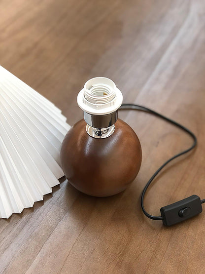 Wooden Pleated Desk lamp Table Lamp