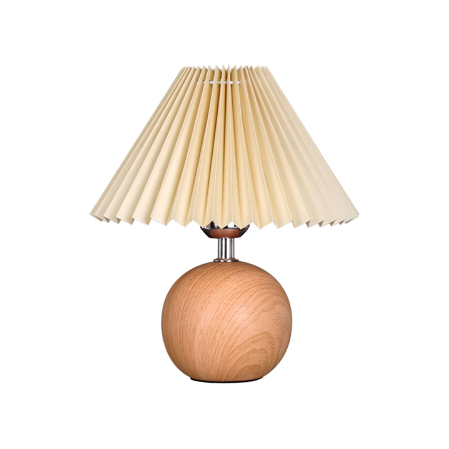 Wooden Pleated Desk lamp Table Lamp