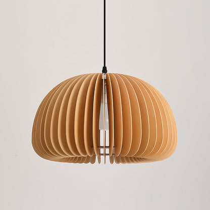 Wooden Pumpkin Ceiling light fitting Pendant Lamp