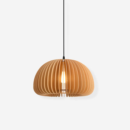 Wooden Pumpkin Ceiling light fitting Pendant Lamp