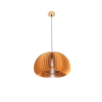 Wooden Pumpkin Ceiling light fitting Pendant Lamp