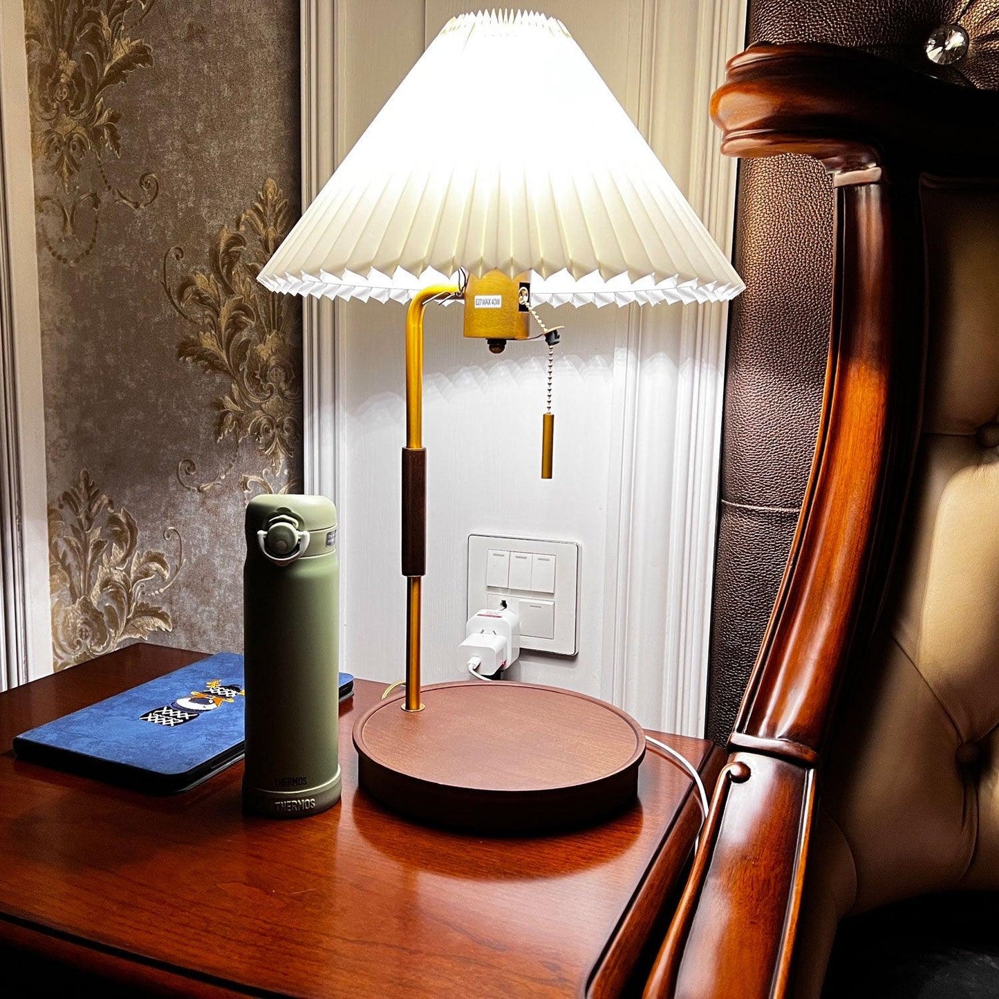 Wooden Retro Work lamp Table Lamp