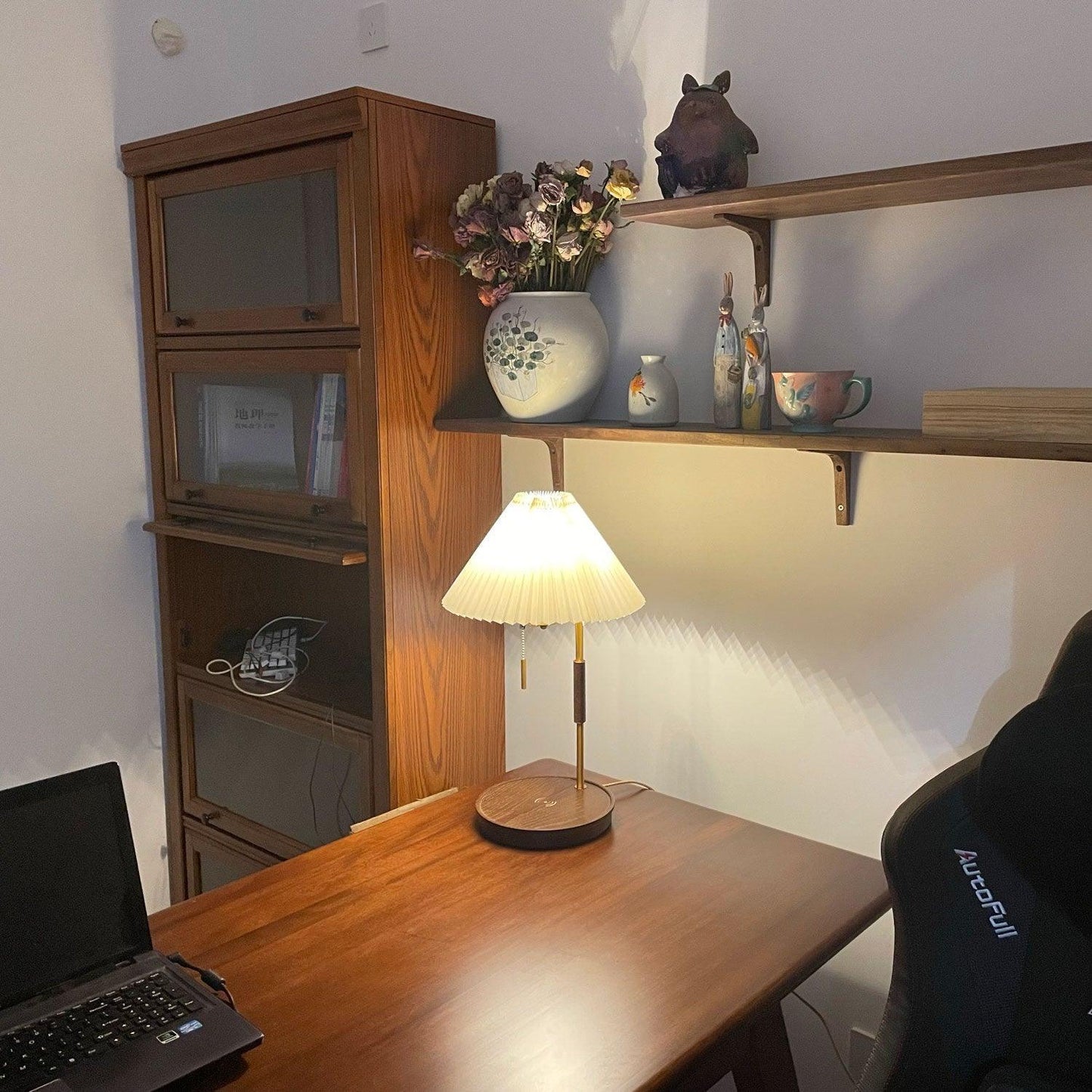 Wooden Retro Work lamp Table Lamp