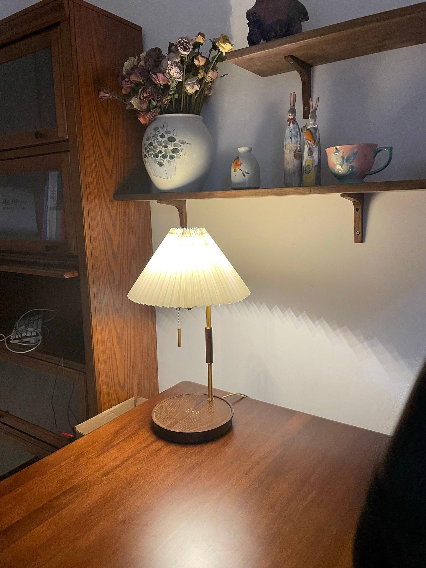 Wooden Retro Work lamp Table Lamp