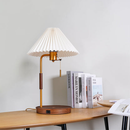 Wooden Retro Work lamp Table Lamp