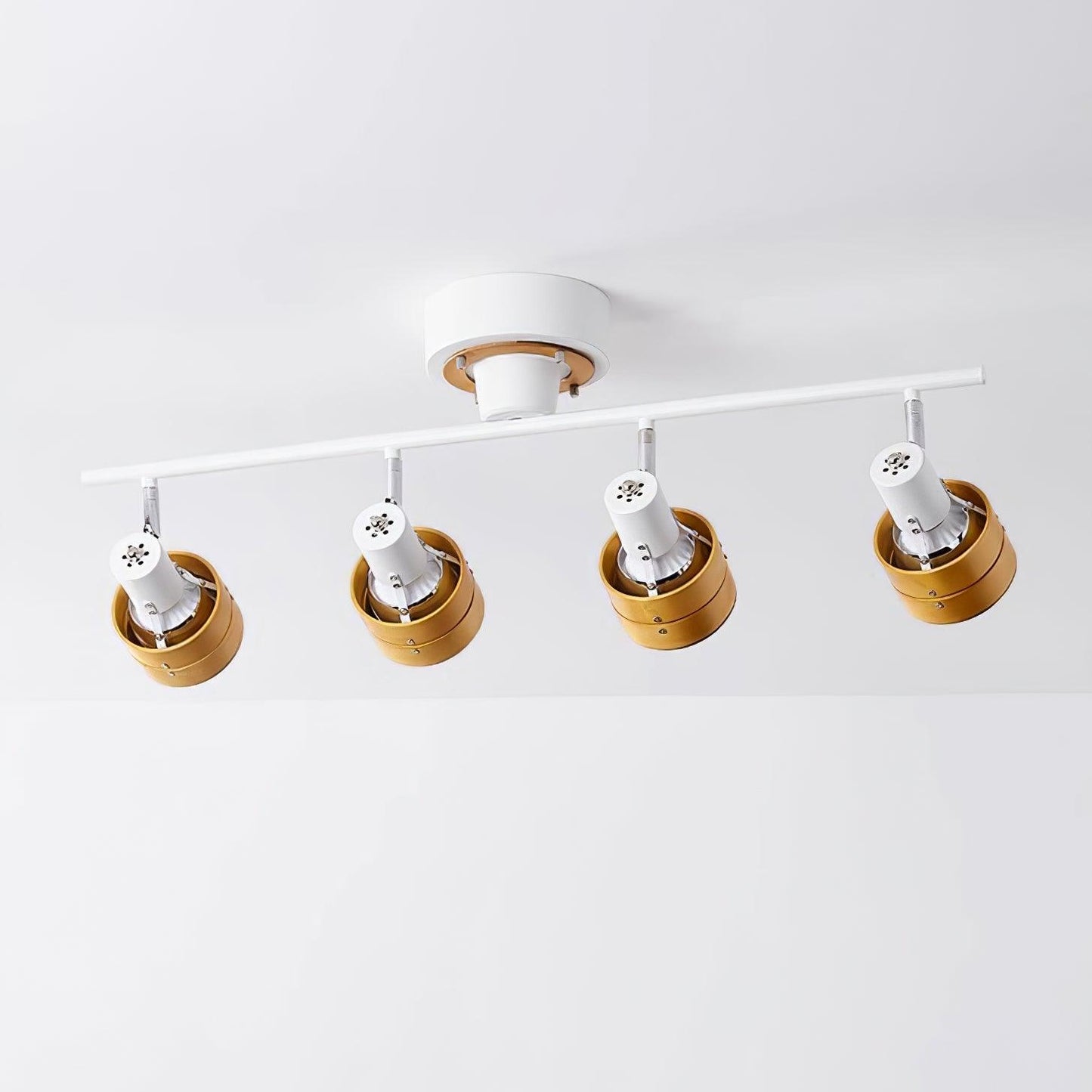 Wooden Adjustable Spot Overhead light Ceiling Lamp