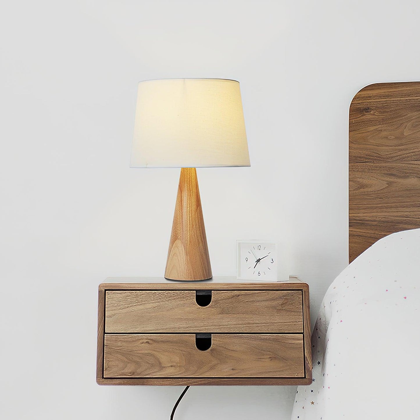 Wooden Vase Desk lamp Table Lamp